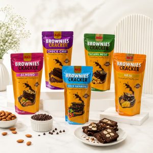 Brownies Cracker Kemasan Pouch